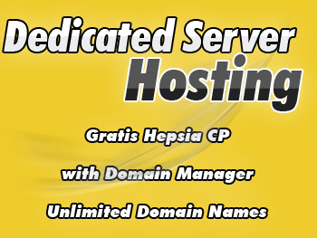 Modestly priced dedicated server hosting account